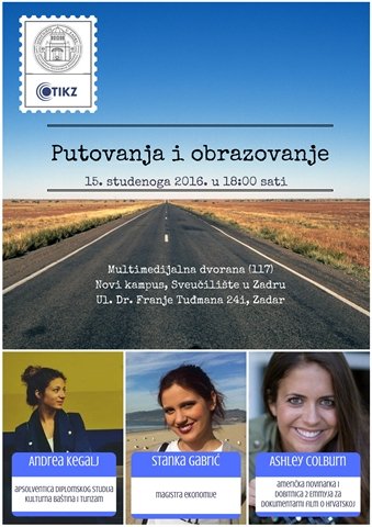 Poziv na predavanje "Putovanja i obrazovanje"